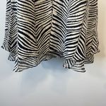 Jones New York VTG 100% Silk Zebra Print Sleeveless Dress Size 4 Made in Korea Photo 2