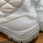 UGG Vibram Women's Snowpeak White Quilted Sheep Skin Snow Winter Boots Sz 6 Photo 5