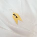 superdown  Sophie Draped Mini Dress in White Satin Small Photo 4