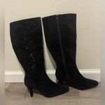 Diane Von Furstenberg Gorgeous  Silk Assets Embellished Sequined Heeled Boots Photo 8