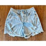 Old Navy high rise curvy og straight button fly distressed shorts 4 Photo 10