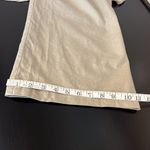 Saga summer jumpsuit, silk/viscose blend, faux wrap oatmeal color, pull up, S Tan Photo 12