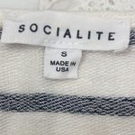 Socialite Evereve  Striped Tank Dress W/ Flowers Sz S Photo 4