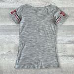 Creative Apparel Nebraska Huskers Scoop Neck T Shirt Womens Small Heathered Grey College Tee NCAA Photo 3
