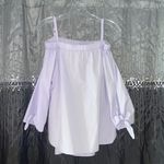 Seven Sisters Purple Off the Shoulder Top Photo 1