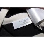 J.Crew Womens Knit Pencil Skirt L7578 Black White Stripe Long Midi Skirt Size 2 Photo 4