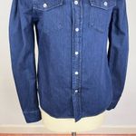 Torn By Ronny Kobo  Chambray Button Down Shirt Photo 3