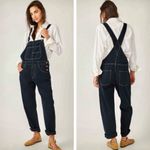 Free People  Ziggy Denim Overalls. Small fit up to medium 
Like New wore once Photo 1