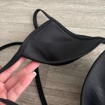 Aerie NEW  string triangle black bikini top - large Photo 6