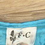 Y2K Popcorn Top – Shiny Sky Blue Photo 4