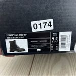 Sorel  Women's Lennox Leather Lace-Up STKD WP Boots 7.5US Black / Sea Salt $190 Photo 12