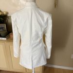 BOA. Because of Alice Classic Women's Single Breasted Tailored Blazer Sz Small White Photo 4