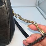 Bally Vintage Made in Italy Leather and Suede Crossbody Bag Black Photo 3