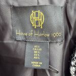 House of Harlow 1960 Black and White Checkered Blazer Size L Photo 9