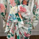 Luxxel  Vici Long Sleeve Mini Dress Plunging Neckline Long Sleeve S Photo 4