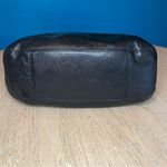 Furla  Hobo Black Pebbled Leather Frieze Snap Trim Medium Shoulder Bag Italy Photo 7