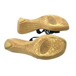 Italian Shoemakers  Blue Faux Suede Slides Slip On Wedge Sandals Womens Size 8.5 Photo 7