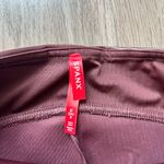 Spanx Shiny Faux Patent Leather Leggings in Ruby Size S NWT Photo 6