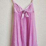 Victoria's Secret Babydoll Women Medium Bow Slip Semi Sheer Cami Pink Silky Trim Photo 0