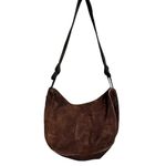 Vintage Brown‎ Suede Purse Brown Photo 2