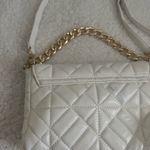 Forever 21 Elegant White Quilted Shoulder Bag Photo 6