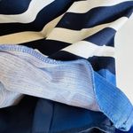 Charter Club  Navy & White Natuical/Coastal Stripe Fit & Flare‎ Dress Size 14 Photo 6