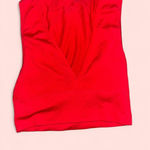 Amazon Red low v cut crop tank top  Photo 1