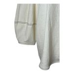 Current Air Anthropologie Shirt Women XL Ivory Textured Balloon Sleeve Top Boho Photo 4