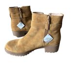 Cole Haan Cole Haan Catherine Ankle Bootie Waterproof Brown Suede Leather Women's 7.5 Photo 4