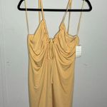 Abercrombie & Fitch NWT  Yellow Fitted Mini Dress Women's Size XL Photo 8