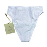 Free People NWT Stone Fox Swim Sola Bikini Bottom Orchid Petal Terry XS Purple Photo 3