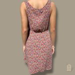 Rue 21 Floral Sleeveless Babydoll Dress Brown Tan Pink Purple M Photo 4