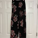 Anthropologie  Laia Intarsia floral wide leg knit sweater pants Photo 2