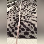 CHAUS NEW YORK Chaus top - ruched and gathered in front - flattering gray black animal - Large Photo 8