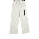 J.Crew NWT Womens Ivory Mid-Rise Frayed Hem Wide Leg Crop Pants Size 24T Photo 4