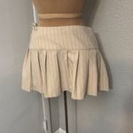 ZARA  Pinstripe Micro Mini Skirt Suit Set  NEW L/XL Corporate Siren Coquette Girl Photo 7