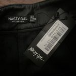 Nasty Gal Faux Leather Straight Leg Pants Photo 2