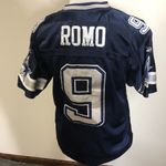 Dallas Cow Boys jersey #9 Romo​ Blue Photo 3