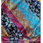 DO+BE  Top Bubble Hem Floral Y2K Off Shoulder Long Sleeve Bow Detail Boho Crop Photo 8