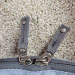 Columbia Womens Easy Out Mini Tote Shoulder Bag Blue Pink Nylon Zip Closure Logo Photo 6