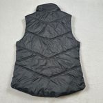American Eagle Outfitters XS Puffer Vest Black Full Zip Button Front Sleeveless Photo 3