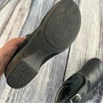 Alegria  Black Leather Ankle Booties with Buckle Detail Photo 5