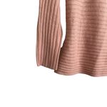 Vince  Women Sweater S Peach Wool Cashmere Tie Back‎ Quiet Luxury Cozy Parisian Photo 4