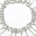 Balloon Letter S Initial Necklace Gold Photo 2