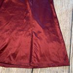 Auden Satin‎ Babydoll Lingerie Slip Dress Women's Size Large Strappy Burgundy Red Photo 4