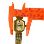 Diane Von Furstenberg  Gold Plated Mesh Stainless Steel Watch Vintage untested Photo 3