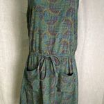 Toad & Co Livvy Sleeveless Dress Abstract Print Tie Waist Travel XL Photo 0