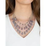 Paparazzi Melting Ice Caps Silver Necklace (163) Photo 0