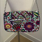 Vera Bradley Pink/Green Floral Quilted Fabric Shoulder Bag Green Photo 2