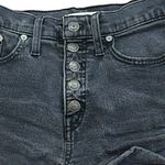 Madewell Black Button Fly Cut Off Short Shorts Size 25 Photo 1